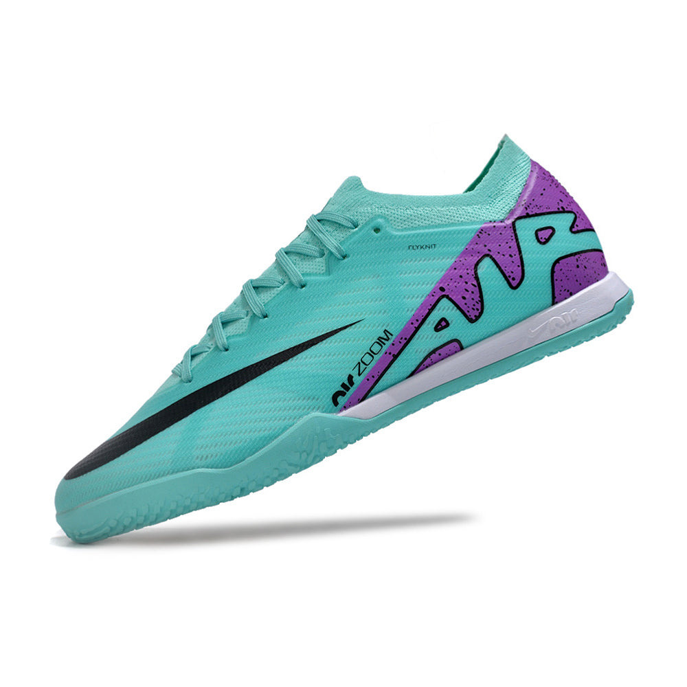 Chuteira Futsal Nike Air Zoom Mercurial Vapor 15 Elite IC Azul e Roxo 