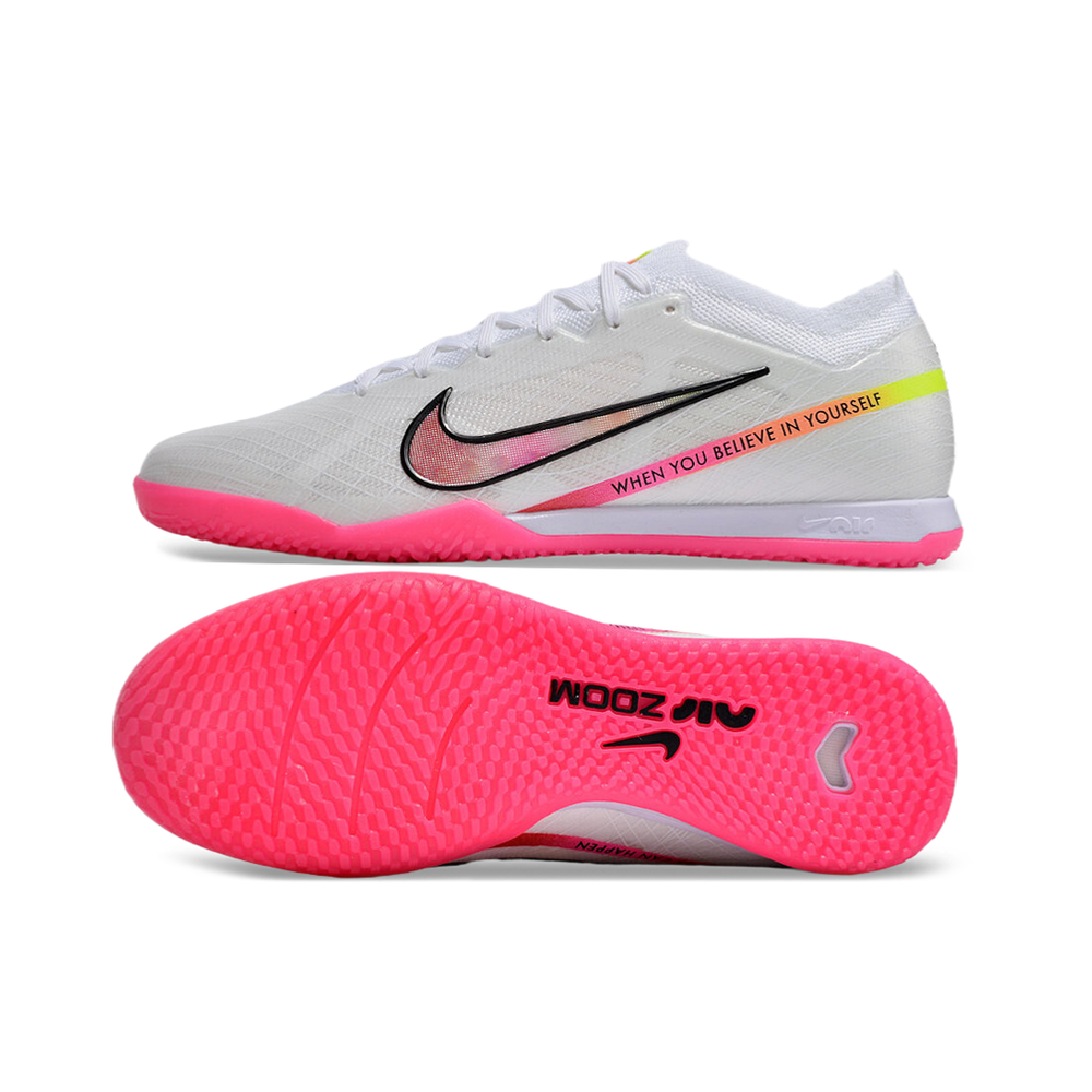 Chuteira Futsal Nike Air Zoom Mercurial Vapor 15 Elite IC Branca 