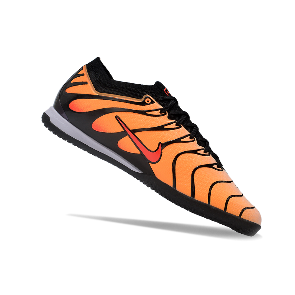 Chuteira Futsal Nike Air Zoom Mercurial Vapor 15 Elite IC Laranja e Preta 