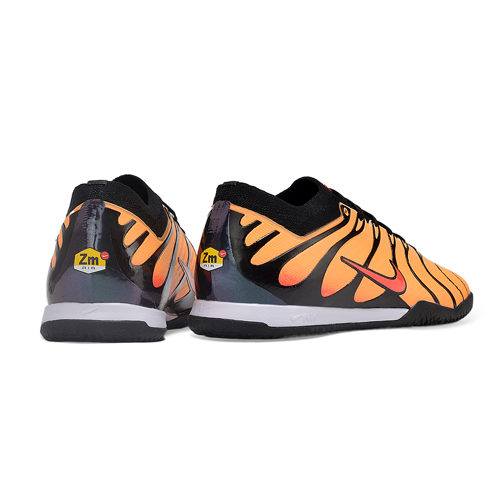 Chuteira Futsal Nike Air Zoom Mercurial Vapor 15 Elite IC Laranja e Preta 