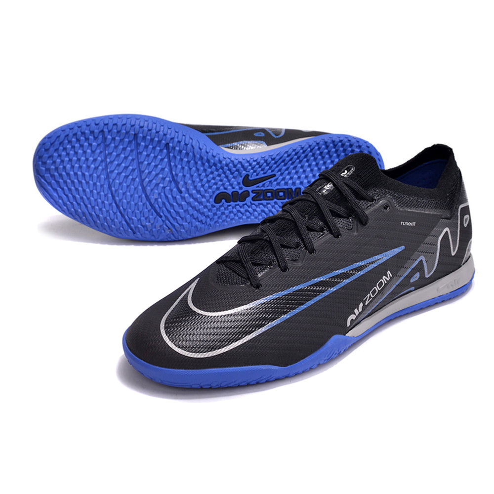 Chuteira Futsal Nike Air Zoom Mercurial Vapor 15 Elite IC Preta e Azul 