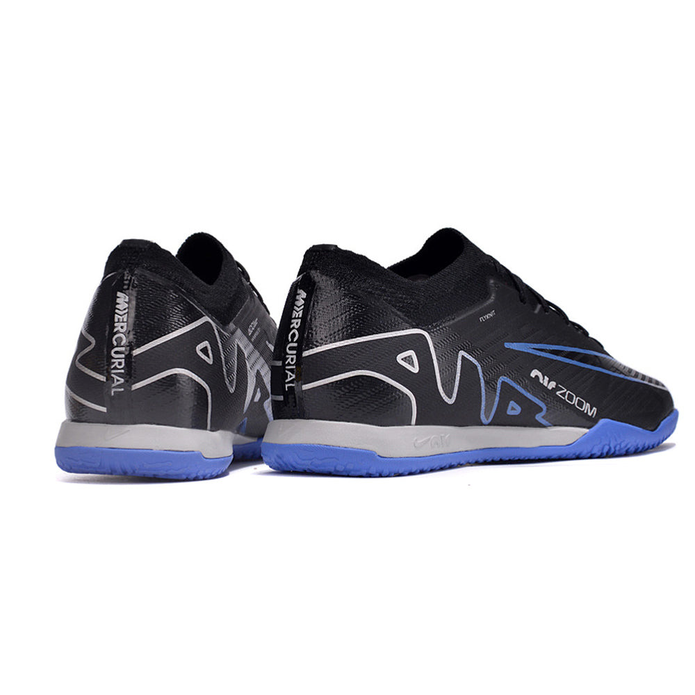 Chuteira Futsal Nike Air Zoom Mercurial Vapor 15 Elite IC Preta e Azul 