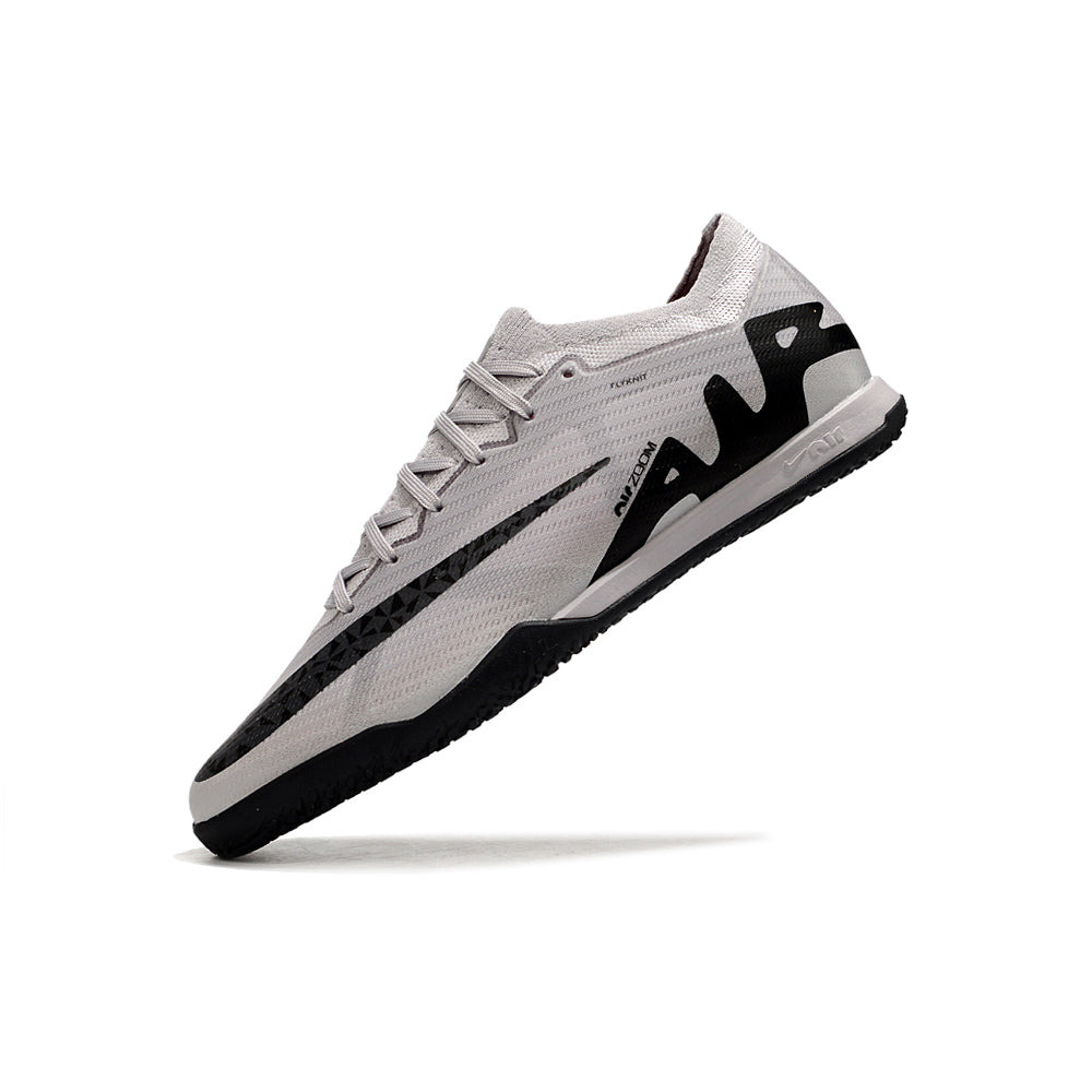 Chuteira Futsal Nike Air Zoom Mercurial Vapor 15 Ellite IC Cinza e Preto 