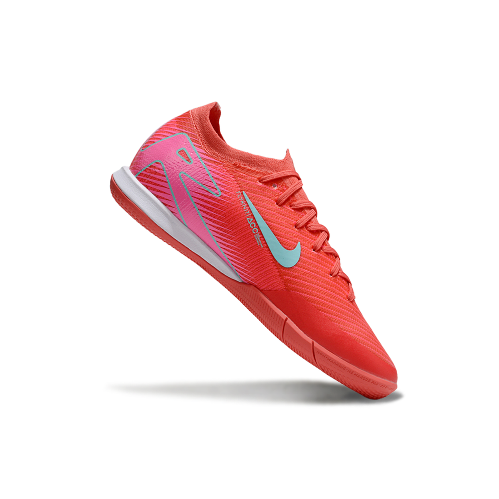 Chuteira Futsal Nike Air Zoom Mercurial Vapor 16 Elite IC Rosa e Azul