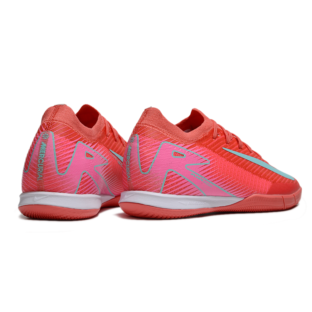 Chuteira Futsal Nike Air Zoom Mercurial Vapor 16 Elite IC Rosa e Azul