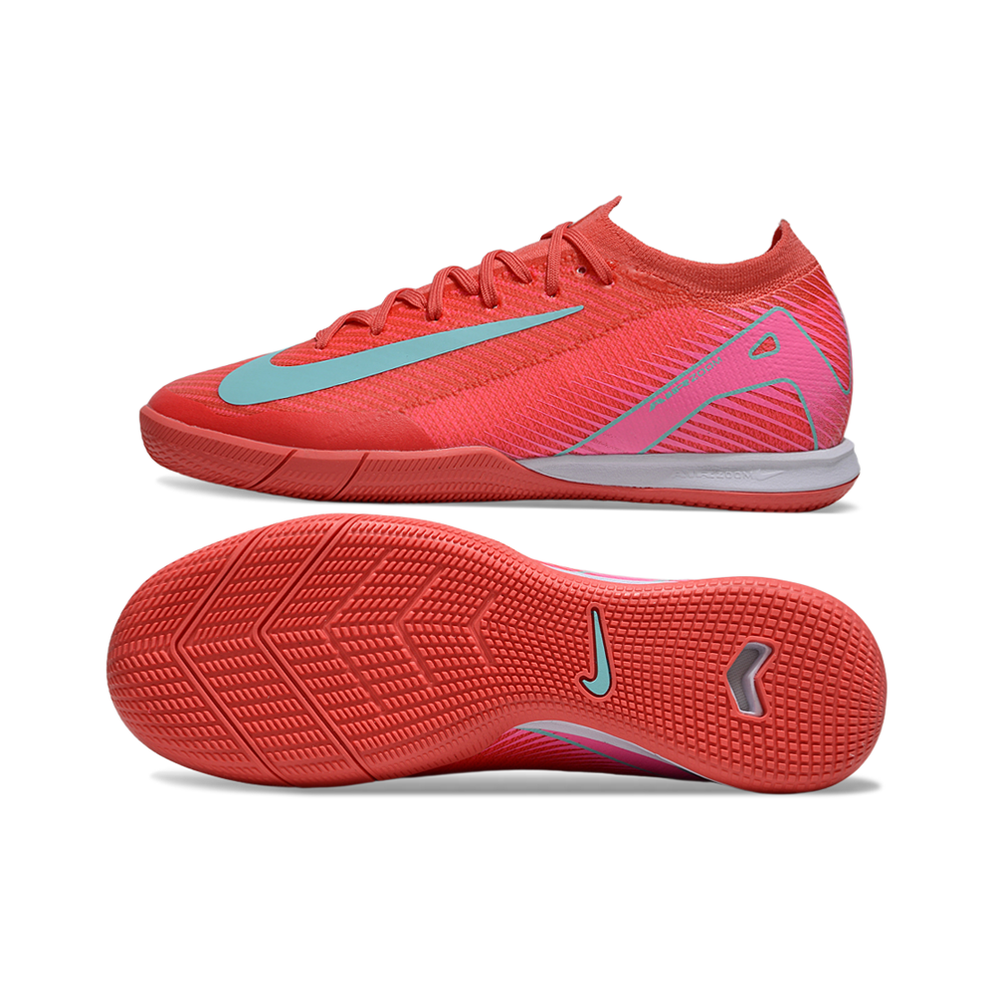 Chuteira Futsal Nike Air Zoom Mercurial Vapor 16 Elite IC Rosa e Azul