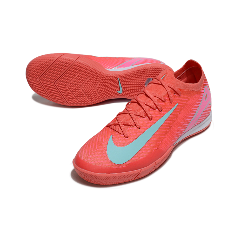 Chuteira Futsal Nike Air Zoom Mercurial Vapor 16 Elite IC Rosa e Azul