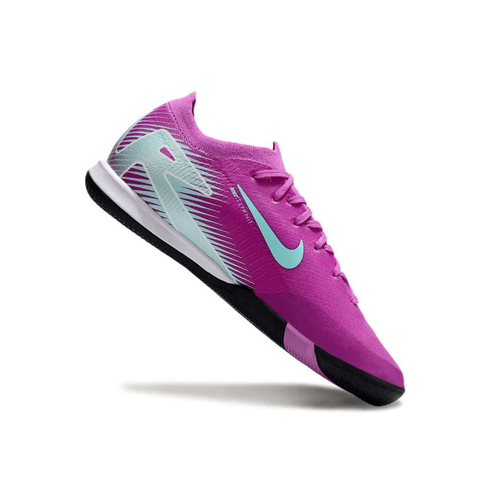 Chuteira Futsal Nike Air Zoom Mercurial Vapor 16 Elite IC Rosa e Verde