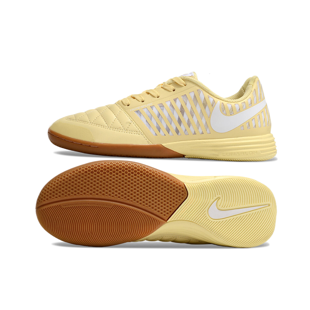 Chuteira Futsal Nike Lunar Gato II IC Amarelo