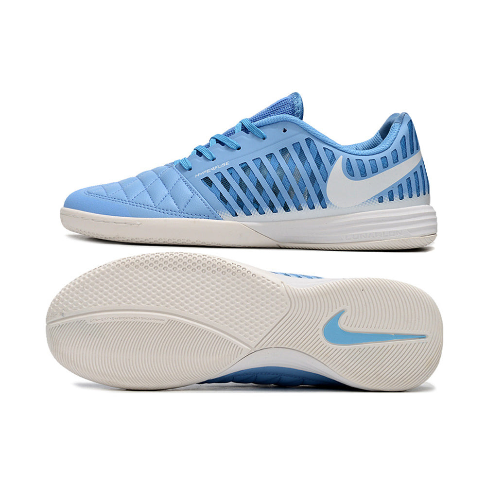 Chuteira Futsal Nike Lunar Gato II IC Azul e Branca