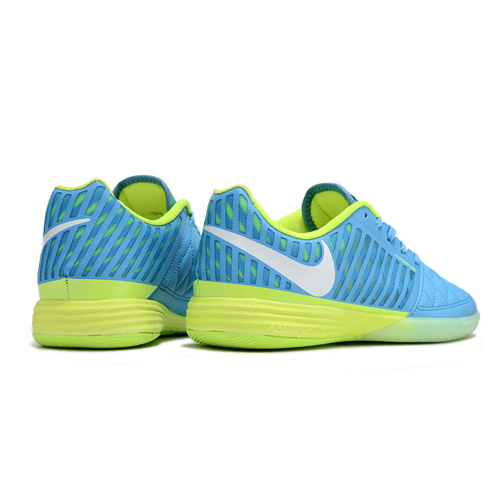 Chuteira Futsal Nike Lunar Gato II IC Azul e Verde