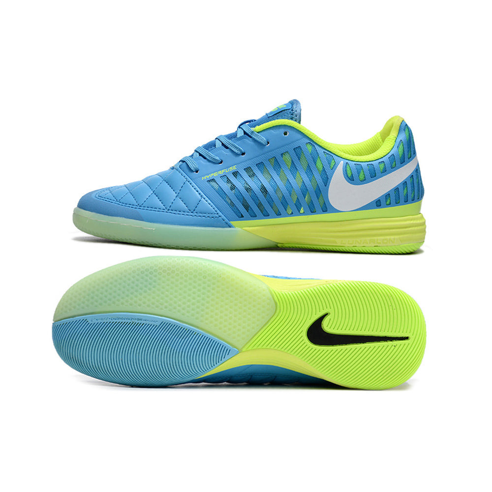 Chuteira Futsal Nike Lunar Gato II IC Azul e Verde