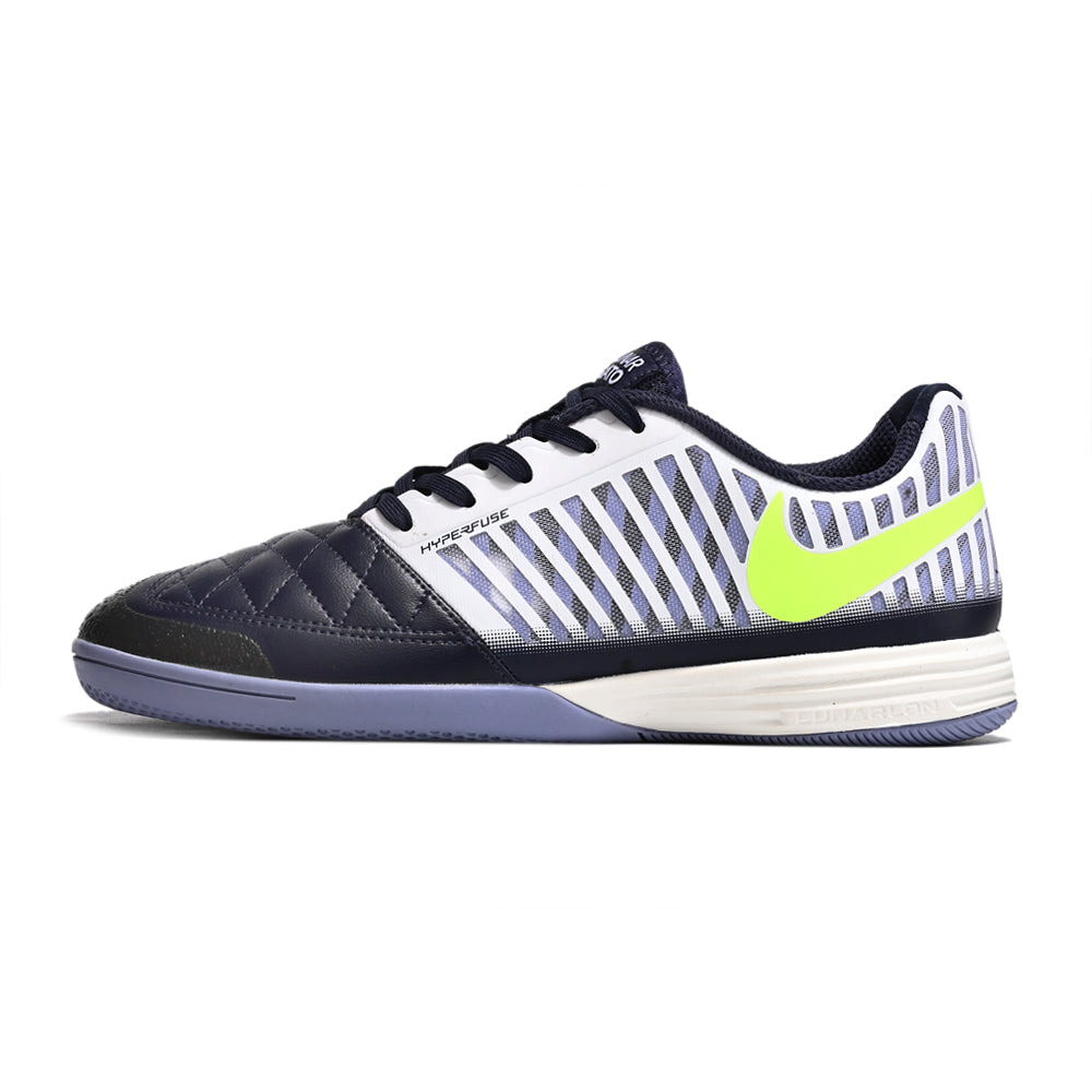 Chuteira Futsal Nike Lunar Gato II IC Azul, Branca e Verde