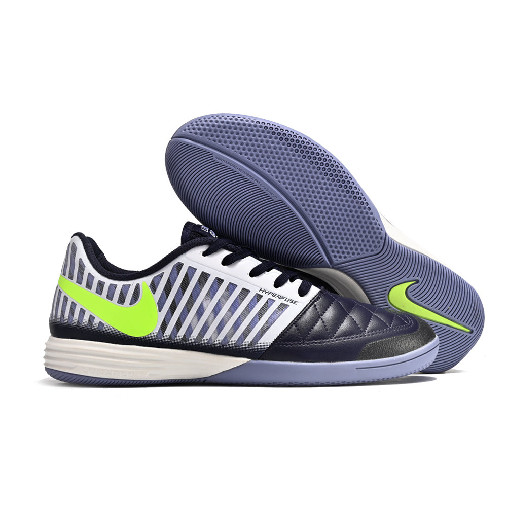 Chuteira Futsal Nike Lunar Gato II IC Azul, Branca e Verde