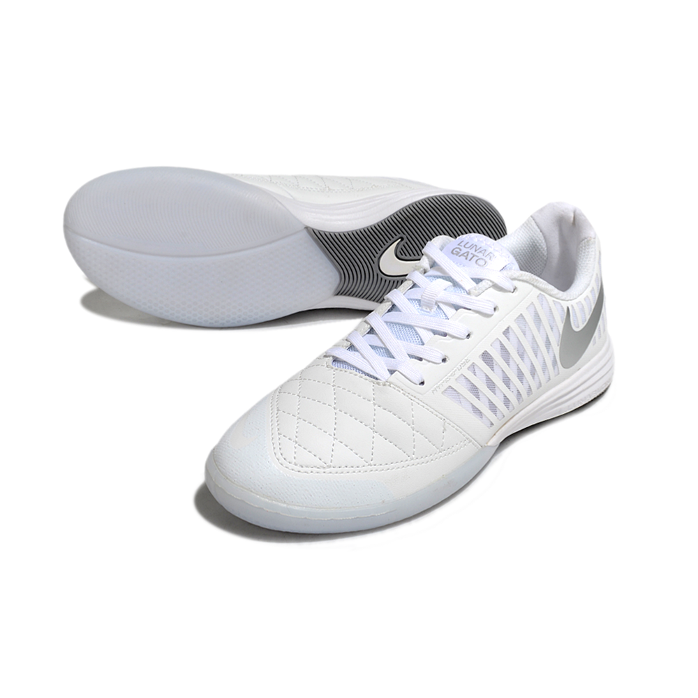 Chuteira Futsal Nike Lunar Gato II IC Branca