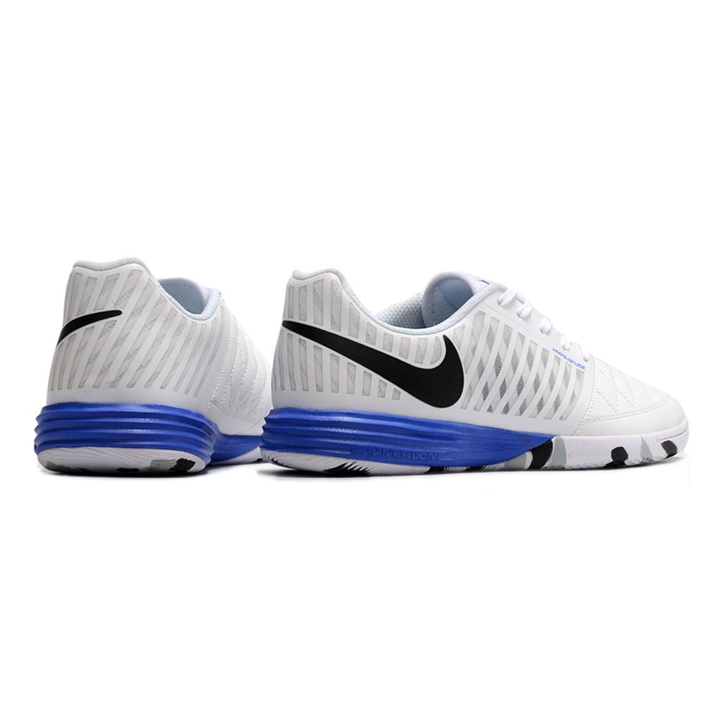 Chuteira Futsal Nike Lunar Gato II IC Branca e Azul
