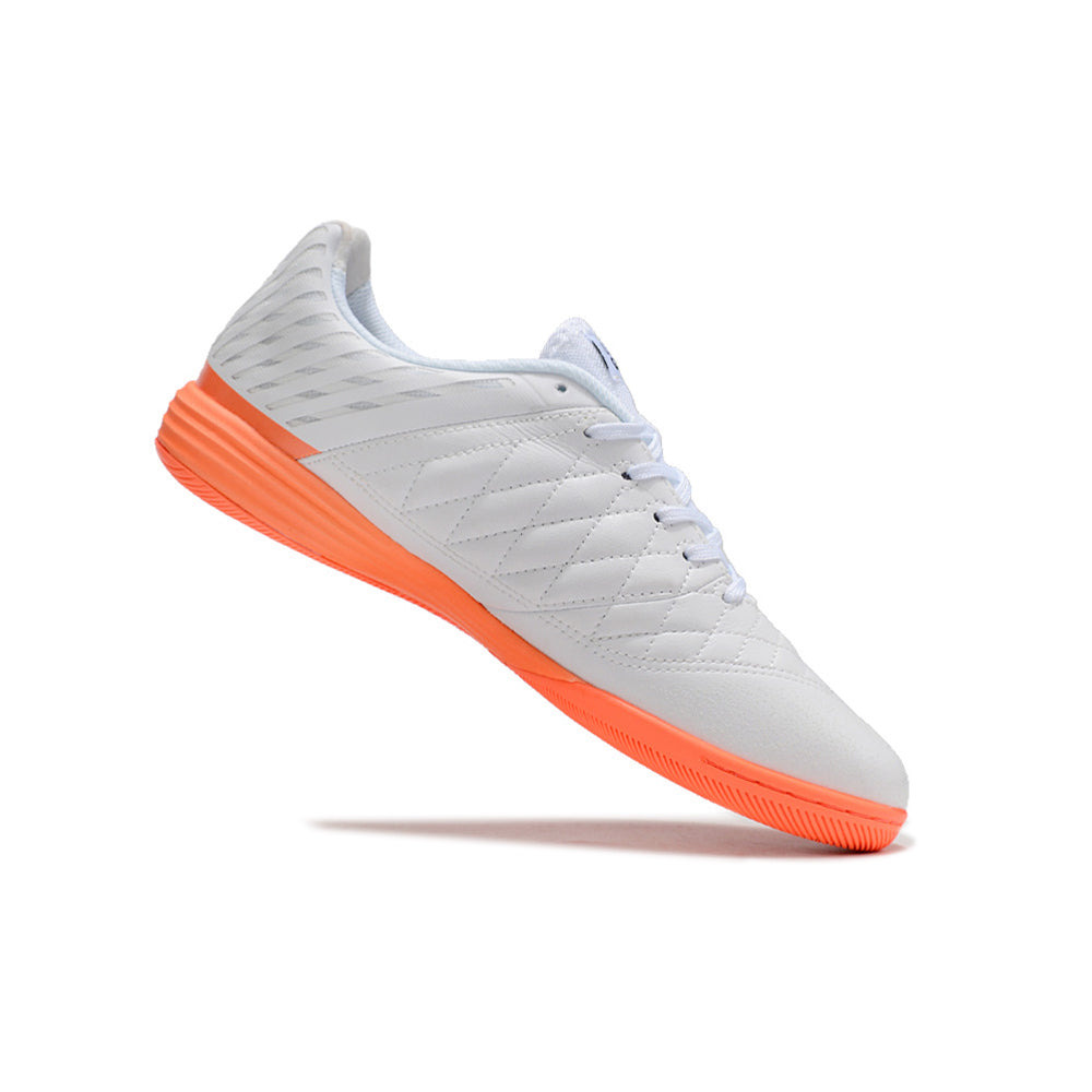 Chuteira Futsal Nike Lunar Gato II IC Branca e Laranja