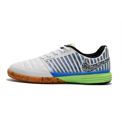 Chuteira Futsal Nike Lunar Gato II IC Branca, Azul e Verde