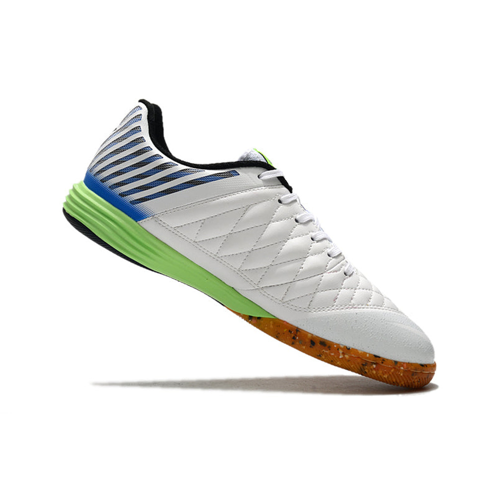 Chuteira Futsal Nike Lunar Gato II IC Branca, Azul e Verde