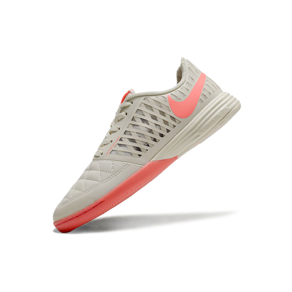 Chuteira Futsal Nike Lunar Gato II IC Cinza e Rosa