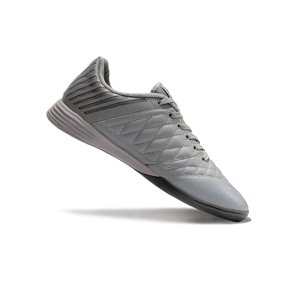 Chuteira Futsal Nike Lunar Gato II IC Cinza e Roxo