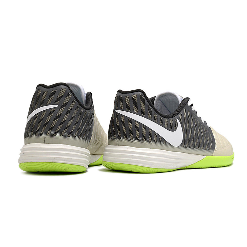 Chuteira Futsal Nike Lunar Gato II IC Cinza e Verde
