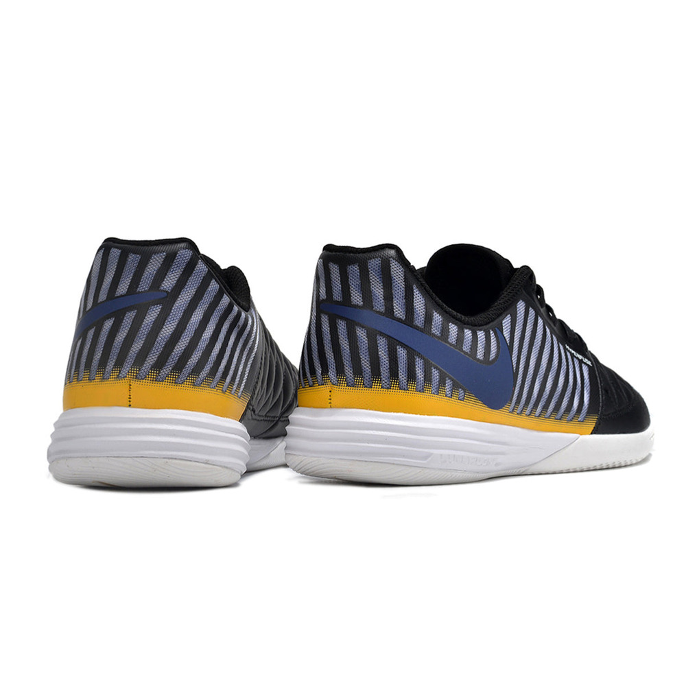 Chuteira Futsal Nike Lunar Gato II IC Preta e Amarela