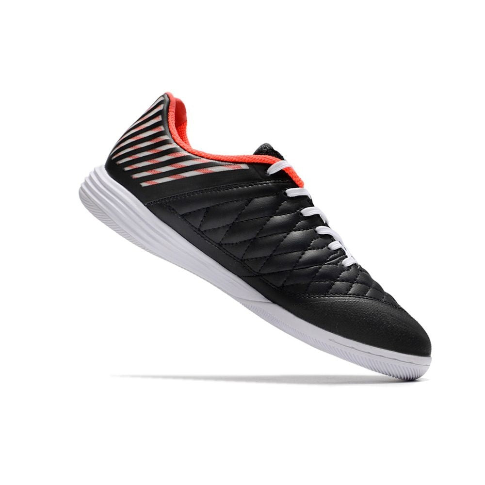 Chuteira Futsal Nike Lunar Gato II IC Preta, Branca e Laranja