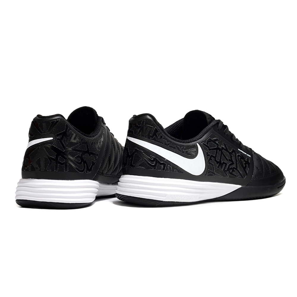 Chuteira Futsal Nike Lunar Gato II IC Preto e Branco
