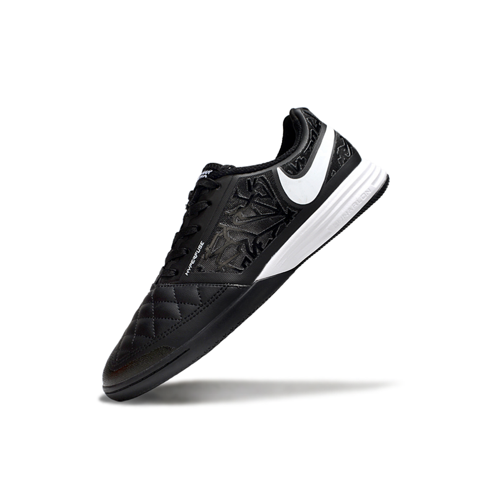 Chuteira Futsal Nike Lunar Gato II IC Preto e Branco