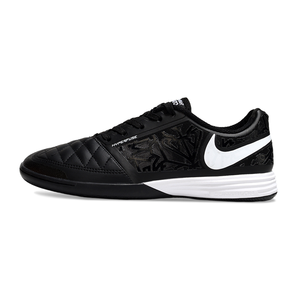 Chuteira Futsal Nike Lunar Gato II IC Preto e Branco