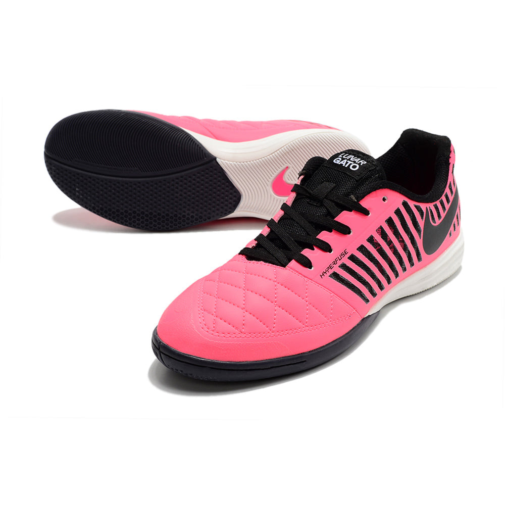 Chuteira Futsal Nike Lunar Gato II IC Rosa e Preto