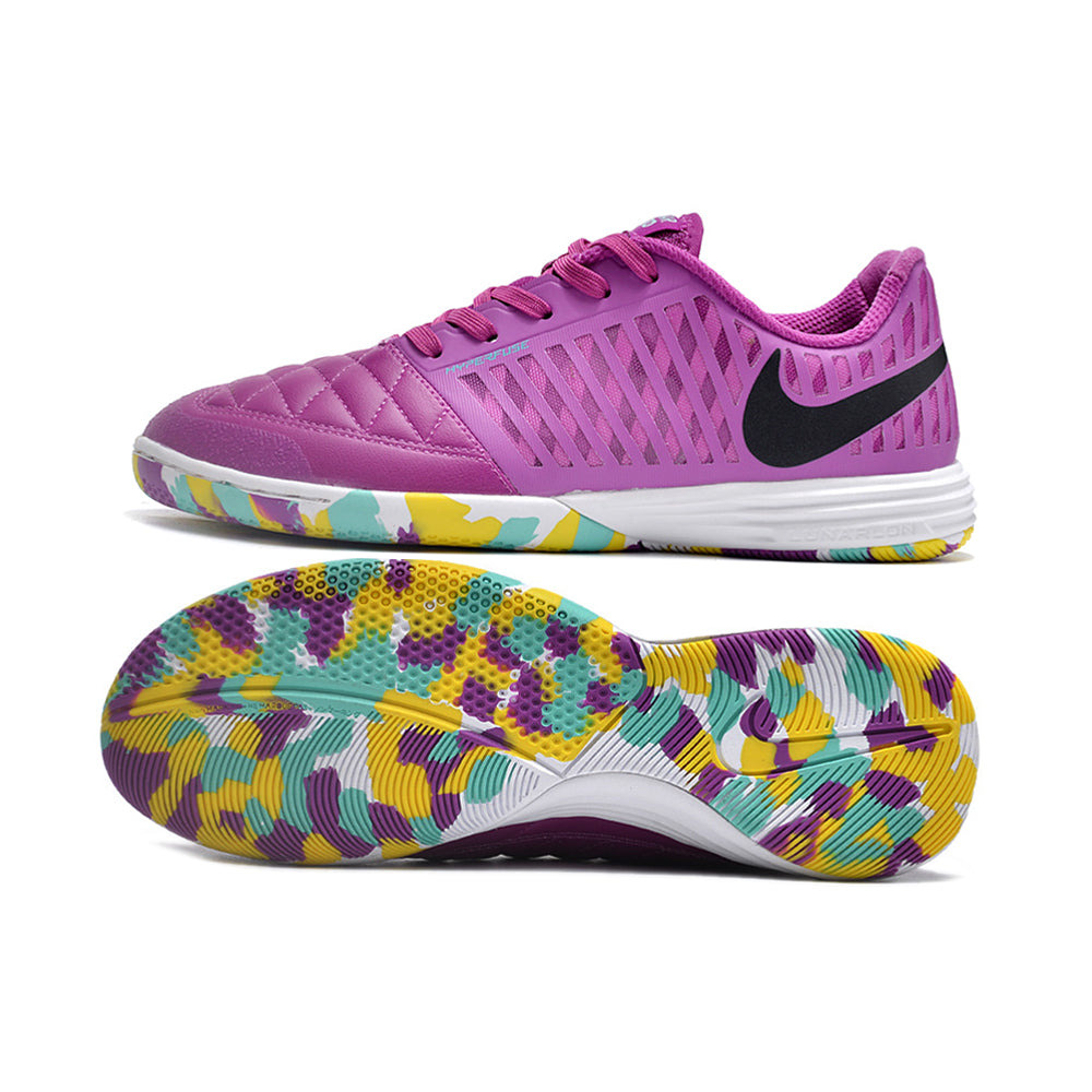 Chuteira Futsal Nike Lunar Gato II IC Roxa e Branca