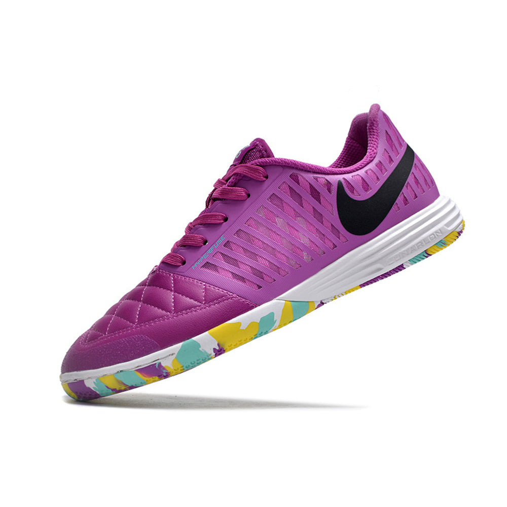 Chuteira Futsal Nike Lunar Gato II IC Roxa e Branca