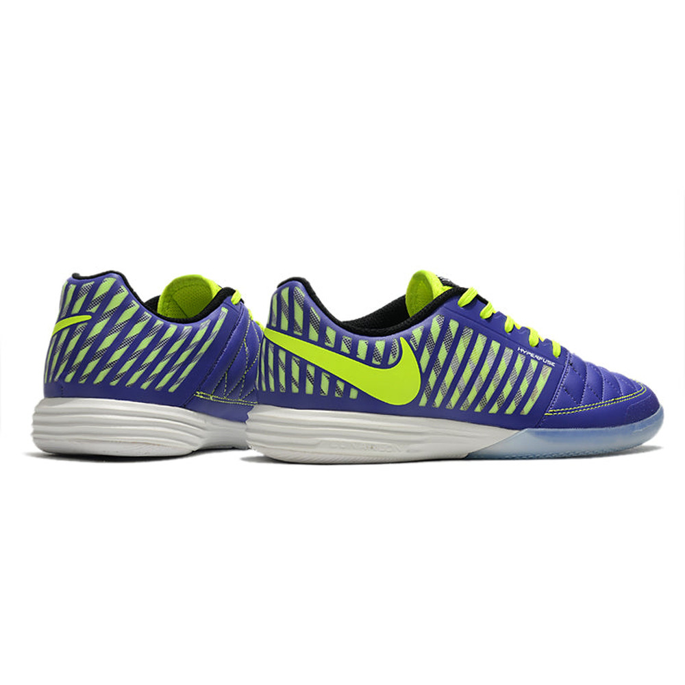Chuteira Futsal Nike Lunar Gato II IC Roxa e Verde