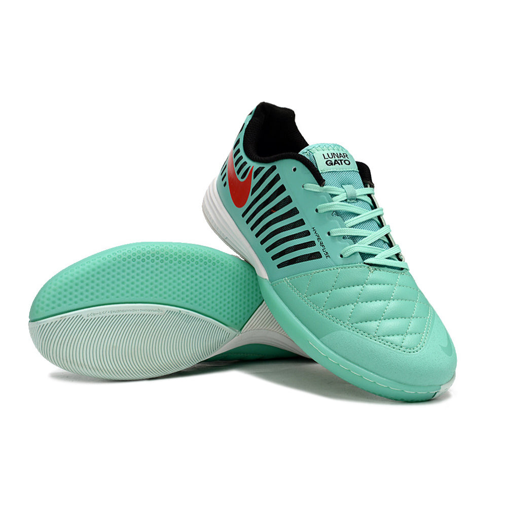 Chuteira Futsal Nike Lunar Gato II IC Verde e Branco