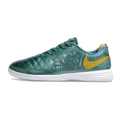 Chuteira Futsal Nike Lunar Gato II IC Verde e Dourado