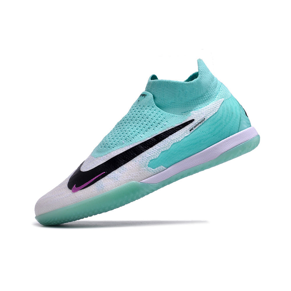 Chuteira Futsal Nike Phantom GX DF Elite IC Branca e Verde 