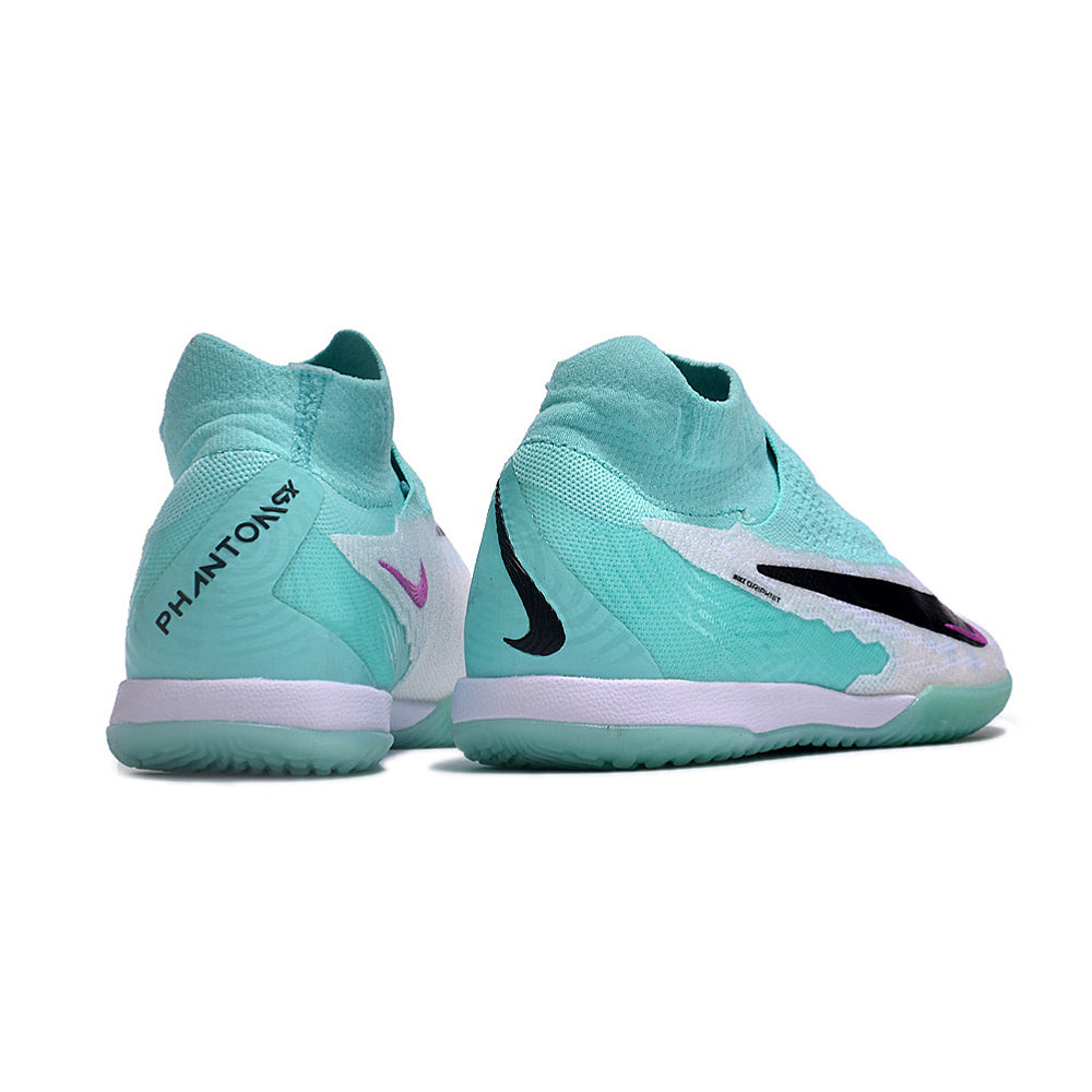 Chuteira Futsal Nike Phantom GX DF Elite IC Branca e Verde 