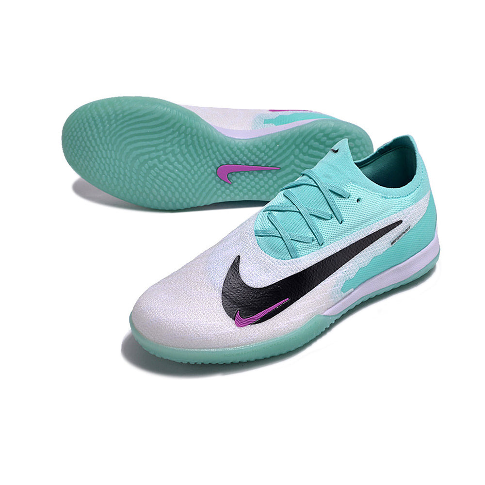 Chuteira Futsal Nike Phantom GX DF Elite IC Branca e Verde 