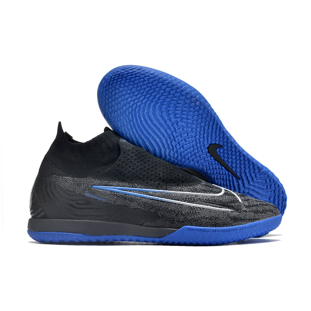 Chuteira Futsal Nike Phantom GX DF Elite IC Preta e Azul 