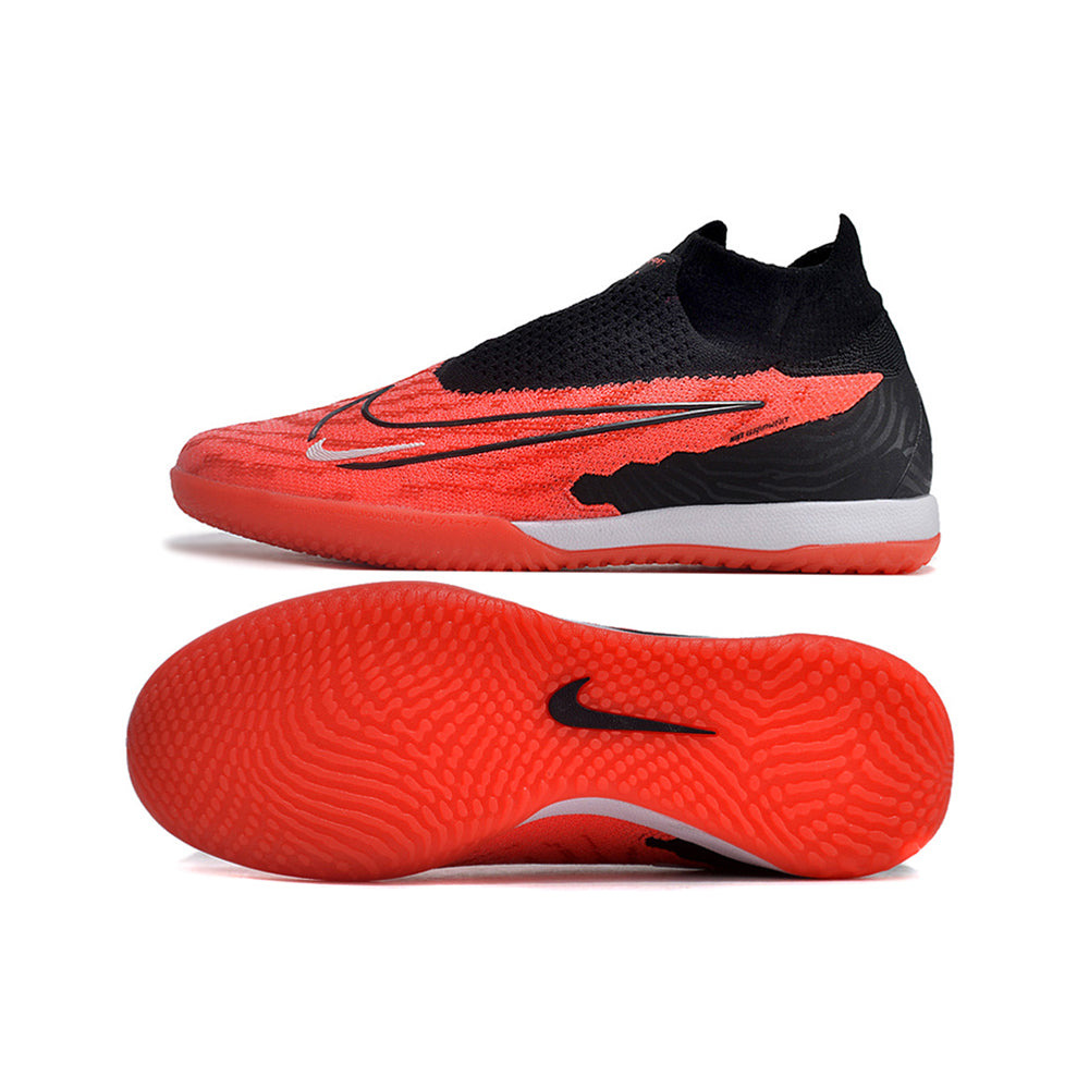 Chuteira Futsal Nike Phantom GX DF Elite IC Preta e Vermelha 