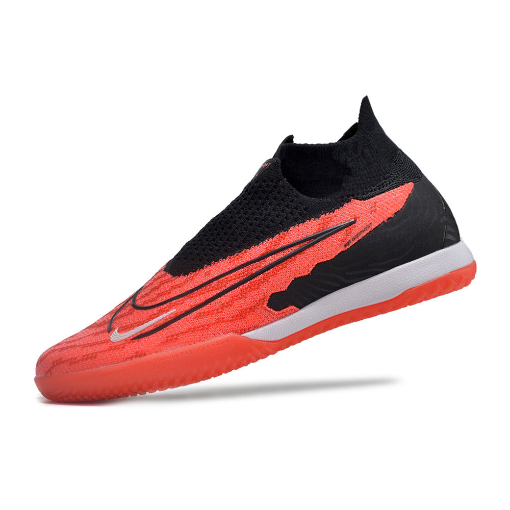 Chuteira Futsal Nike Phantom GX DF Elite IC Preta e Vermelha 