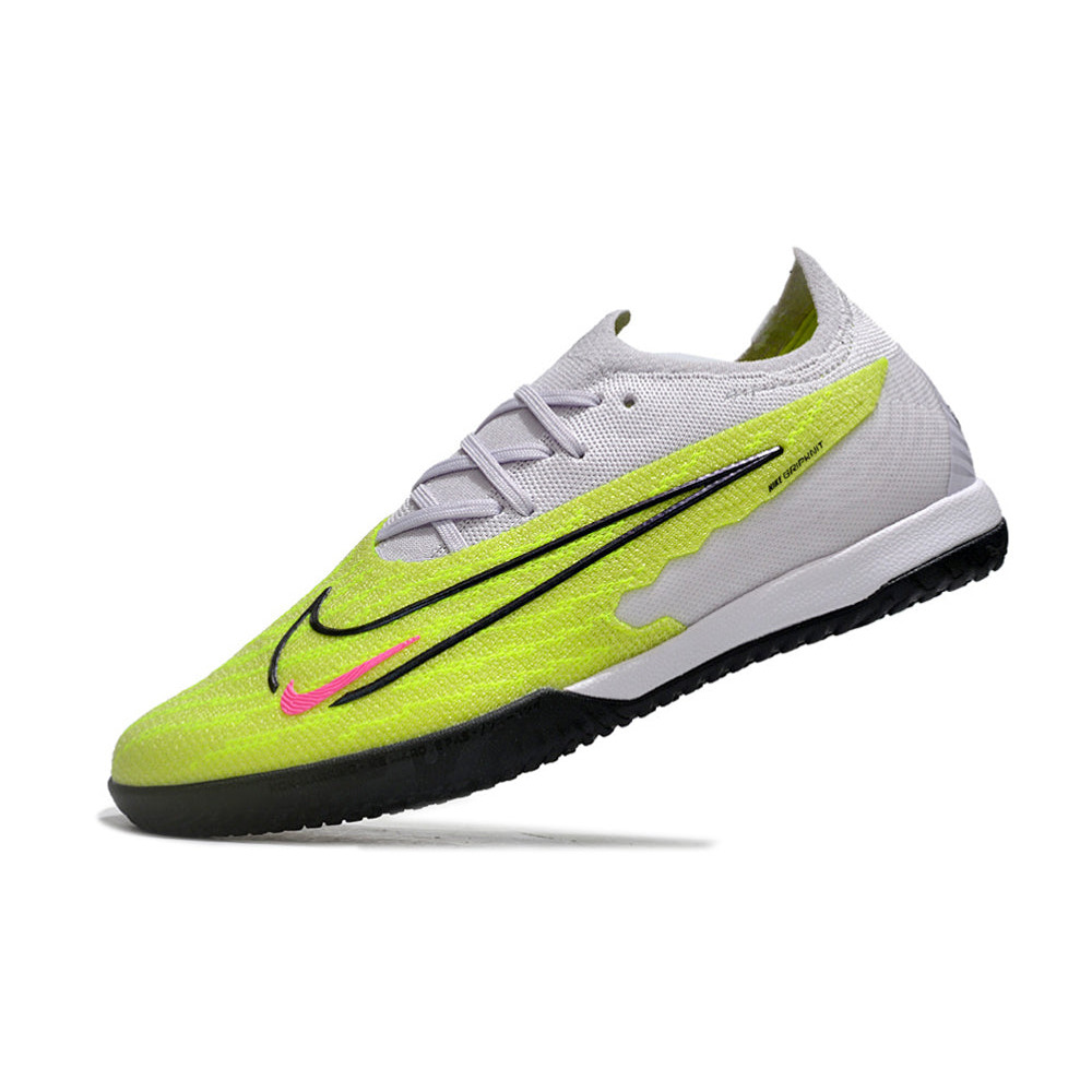 Chuteira Futsal Nike Phantom GX Elite IC Cinza e Azul 