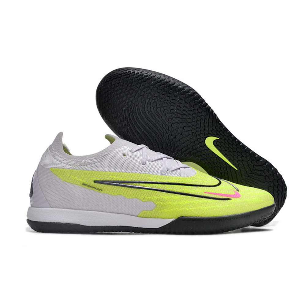 Chuteira Futsal Nike Phantom GX Elite IC Cinza e Azul 