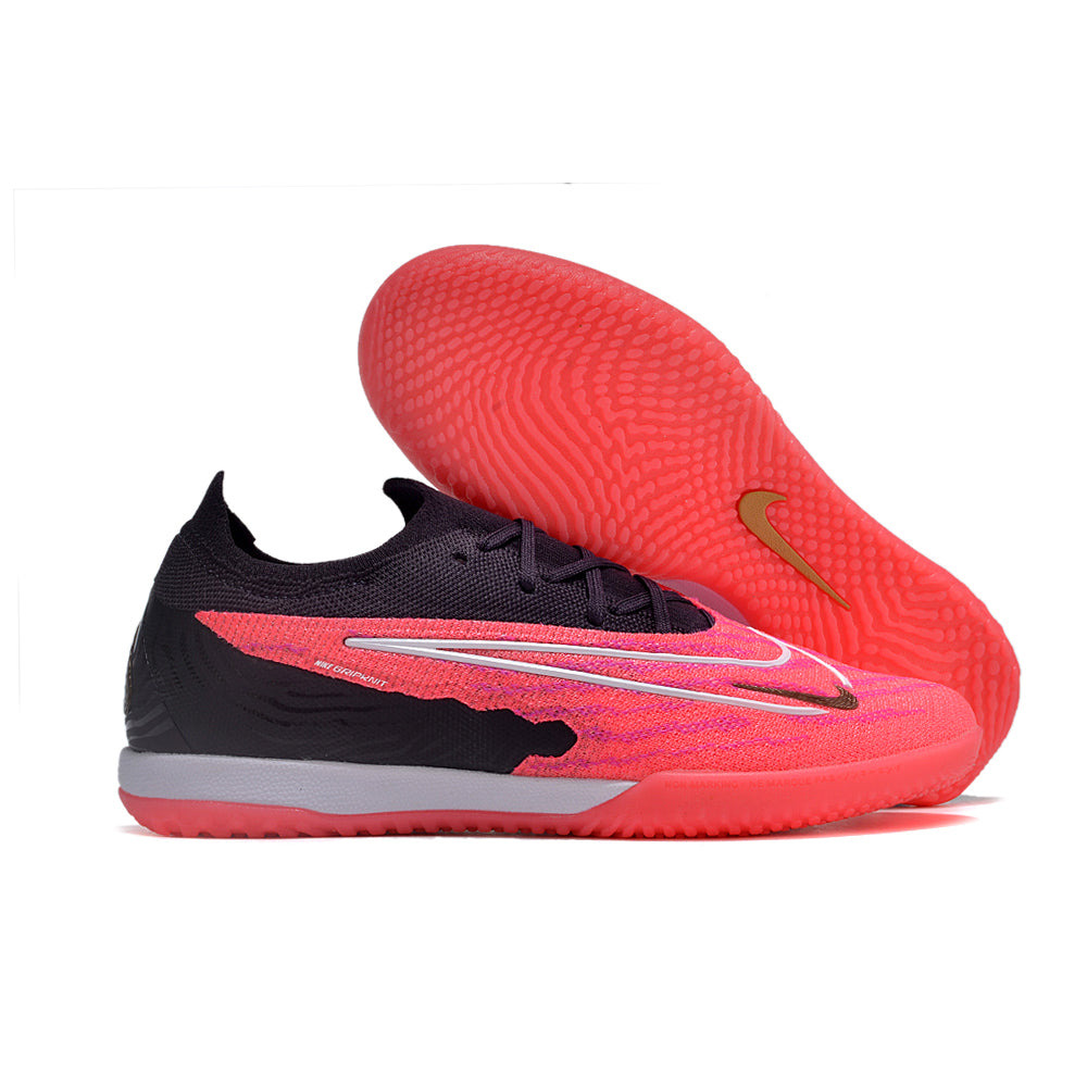 Chuteira Futsal Nike Phantom GX Elite IC Preta e Rosa 