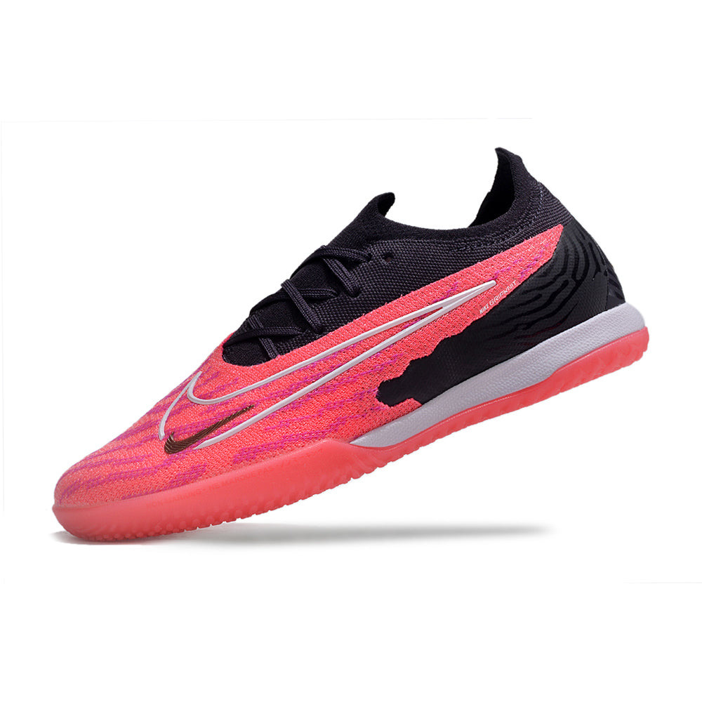 Chuteira Futsal Nike Phantom GX Elite IC Preta e Rosa 