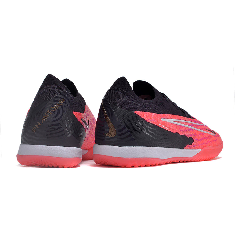 Chuteira Futsal Nike Phantom GX Elite IC Preta e Rosa 
