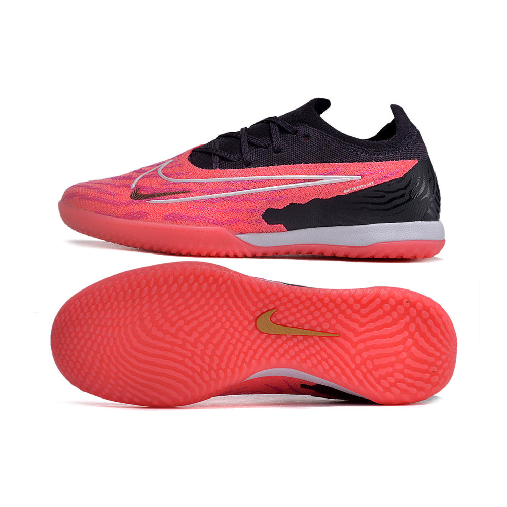 Chuteira Futsal Nike Phantom GX Elite IC Preta e Rosa 