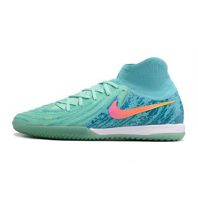 Chuteira Futsal Nike Phantom Luna Elite IC Azul e Verde 